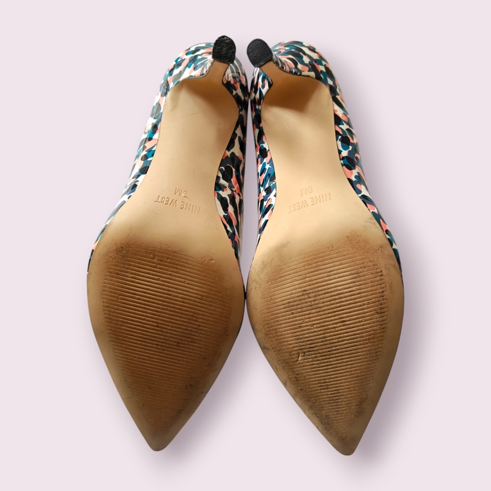 Nine West Elegant Multicolor Women's Pumps Size 9M - Picture 5 of 8